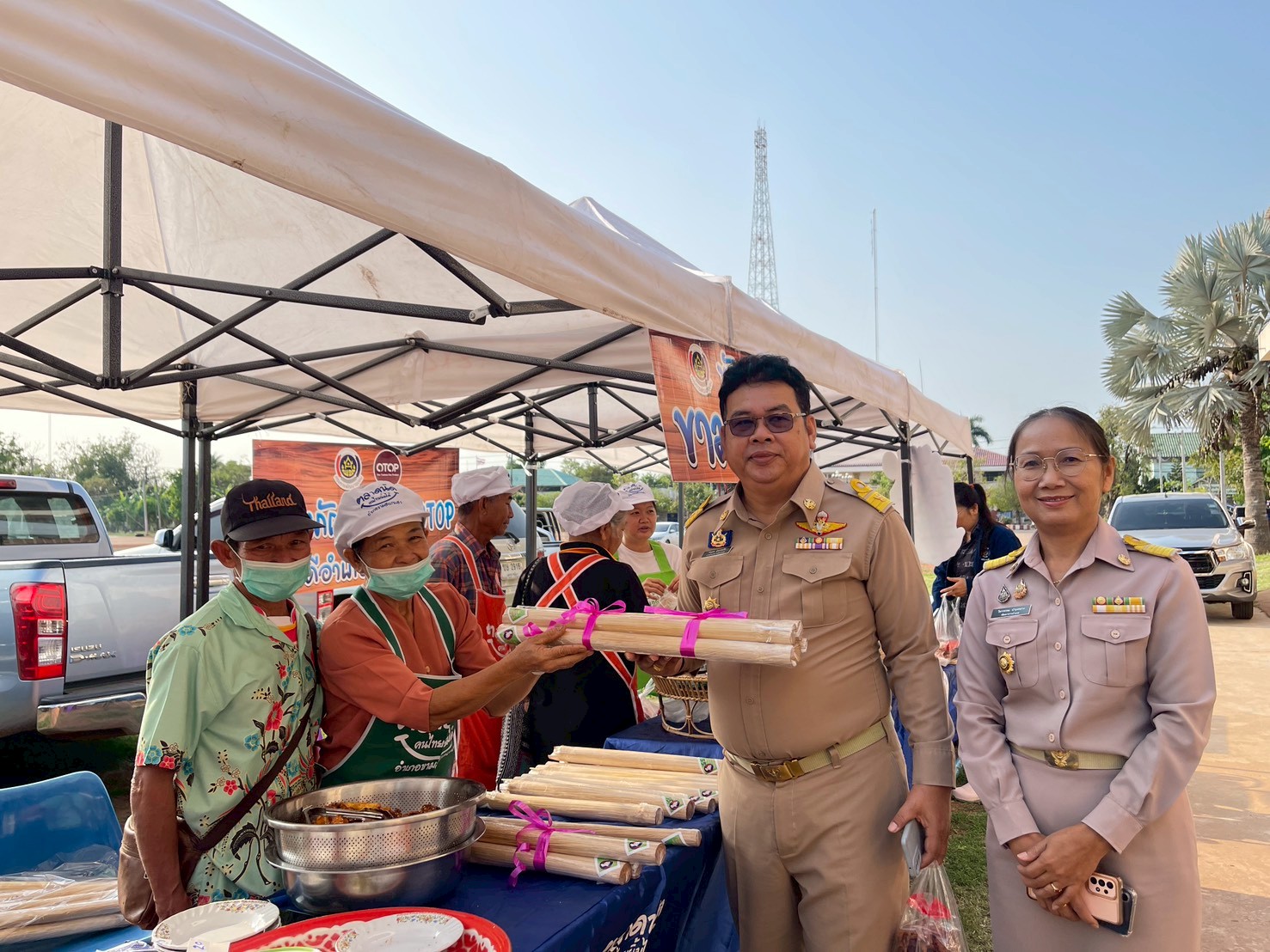 พช.ขามสะแกแสง  จัดกิจกรรม “ตลาดนัดคนไทยยิ้มได้” ประจำเดือนมีนาคม 2569