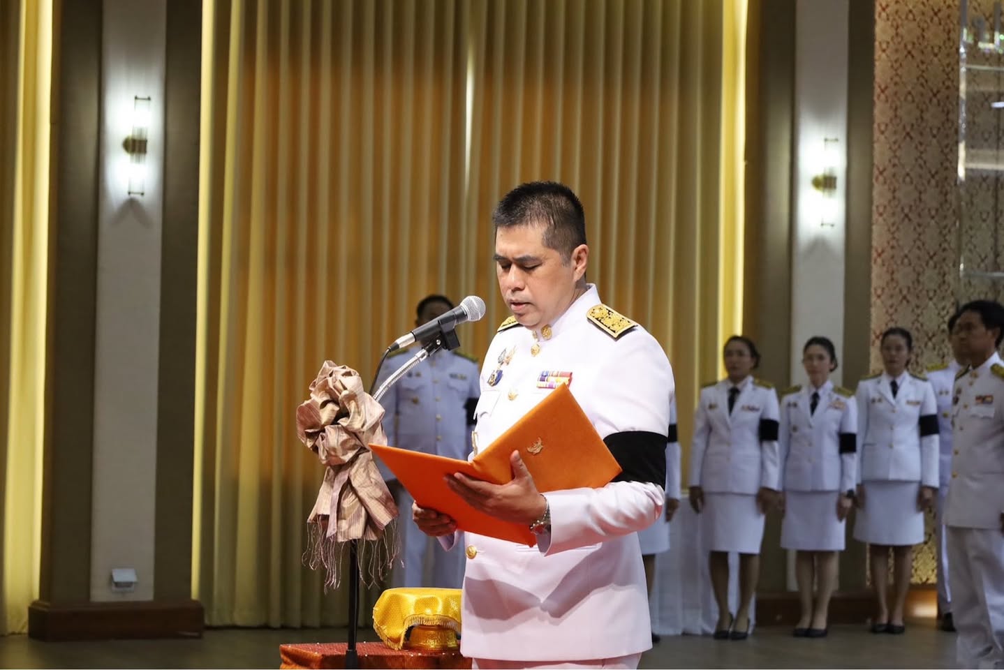พช.ขามสะแกแสง น้อมรับแบบลายผ้าพระราชทาน ปี 2569 “ลายขอสมเด็จฯ – เจ้าฟ้าฯ” และ “ลายบุปผาบรมราชินีนาถ” สืบสานและต่อยอดภูมิปัญญาผ้าถิ่นสู่สากล